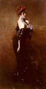 Giovanni Boldini Portrait Of Madame Pages In Evening Dress Spain oil painting artist
